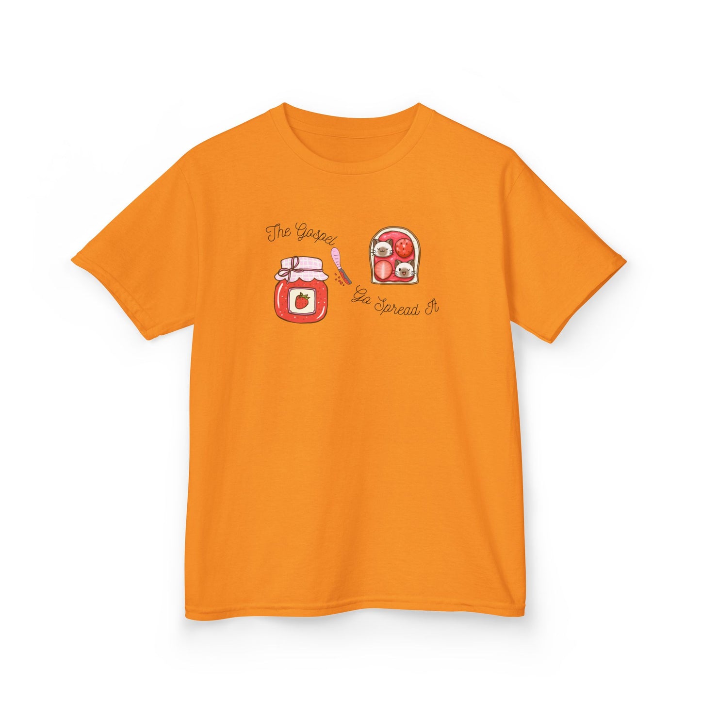The Gospel – Go Spread It Christian Tee - Fun Kids Tee for Back to School, Gift for Birthday, Children's Fashion, Cute Graphic Shirt, Christian Apparel, Everyday Wear