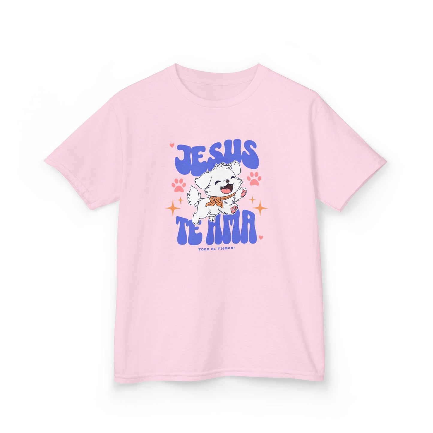 Jesus Te Ama Kids' Christian T-Shirt for Girls | Cute Kids T-Shirt | Boys Girls Apparel | Faith-Based Gift | Religious Children Clothing