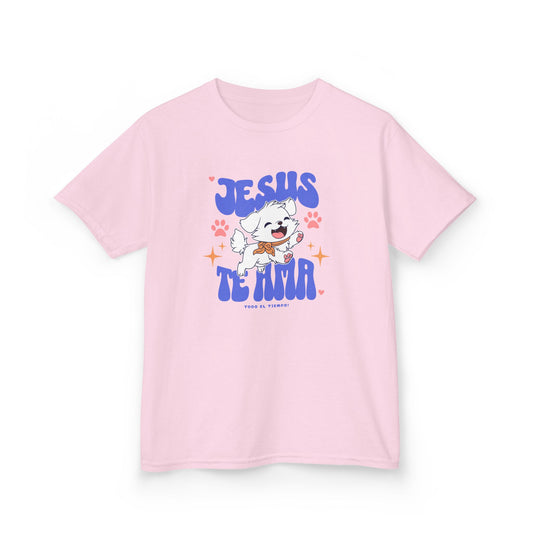 Jesus Te Ama Kids' Christian T-Shirt for Girls | Cute Kids T-Shirt | Boys Girls Apparel | Faith-Based Gift | Religious Children Clothing