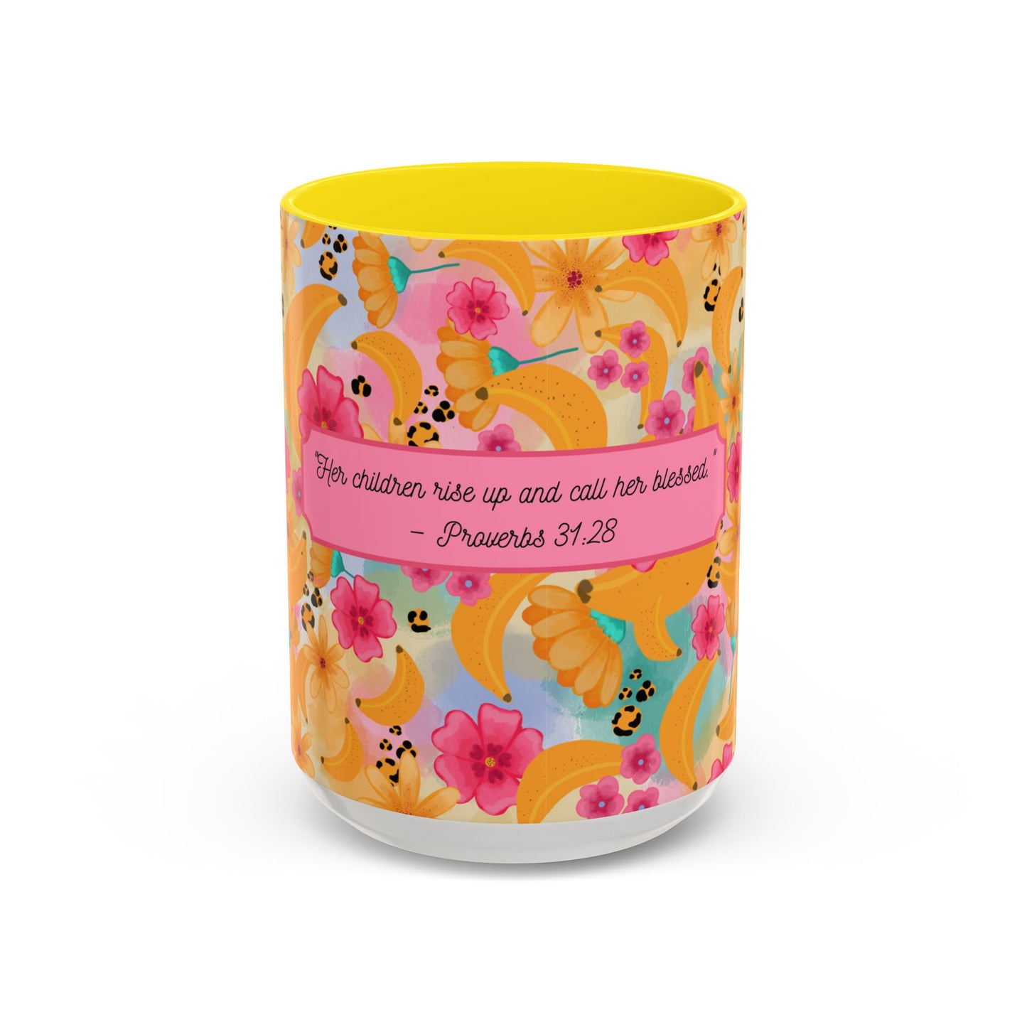 Banana Chiquita Coffee Mug – Proverbs 31:28