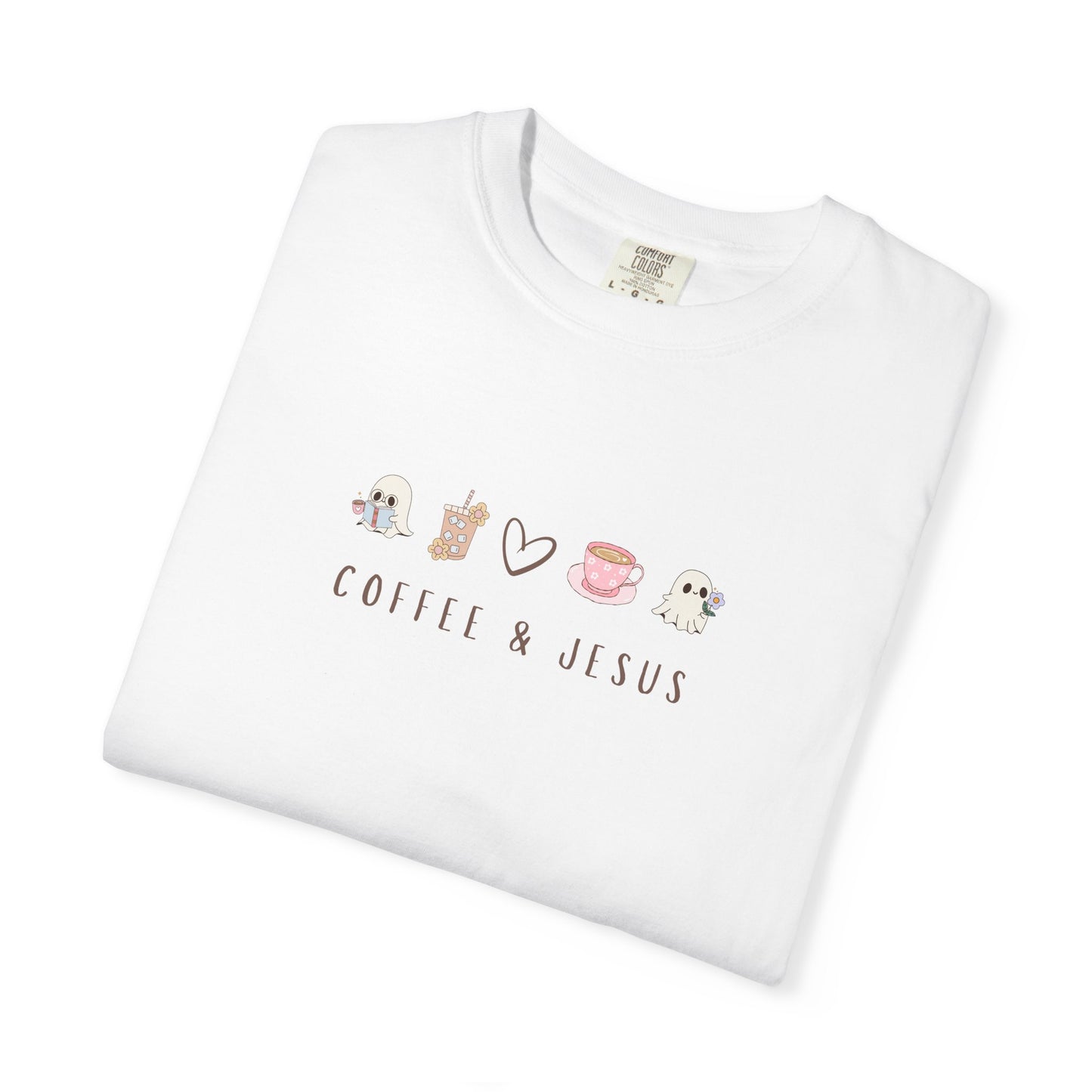 Limited Edition Coffee & Jesus Tee – Faith & Flow Fall Collection
