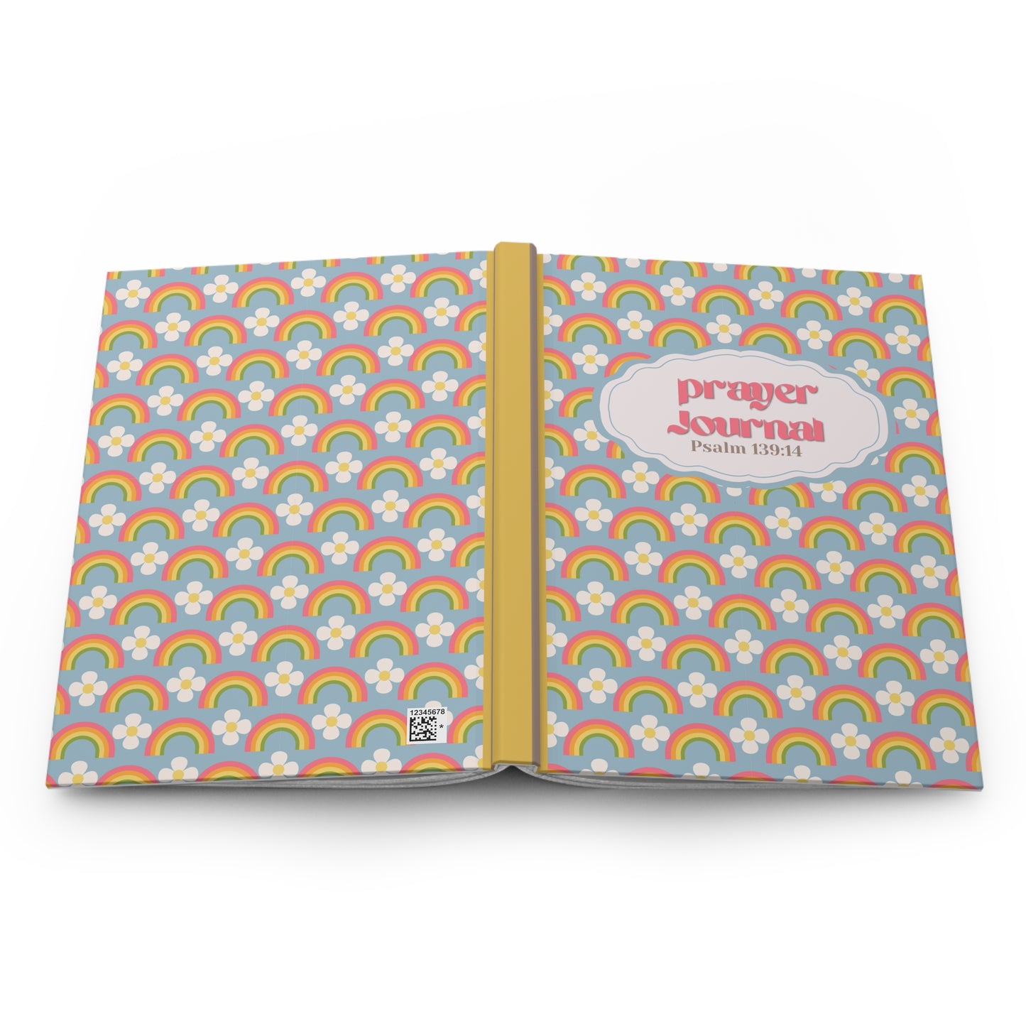psalm 139:14 retro floral journal interior pages christian women