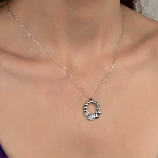 Bound by His Love Silver Necklace