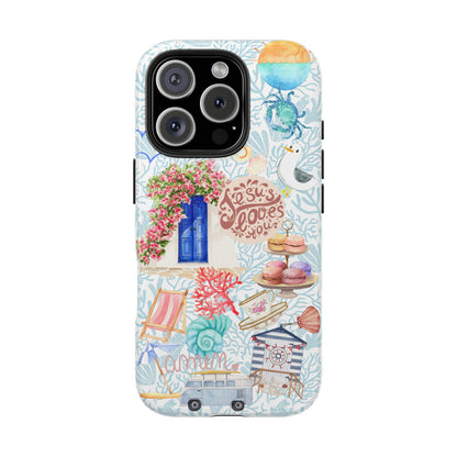 Coastal Girl “Jesus Loves Me” Phone Case | Christian Case for iPhone & Samsung