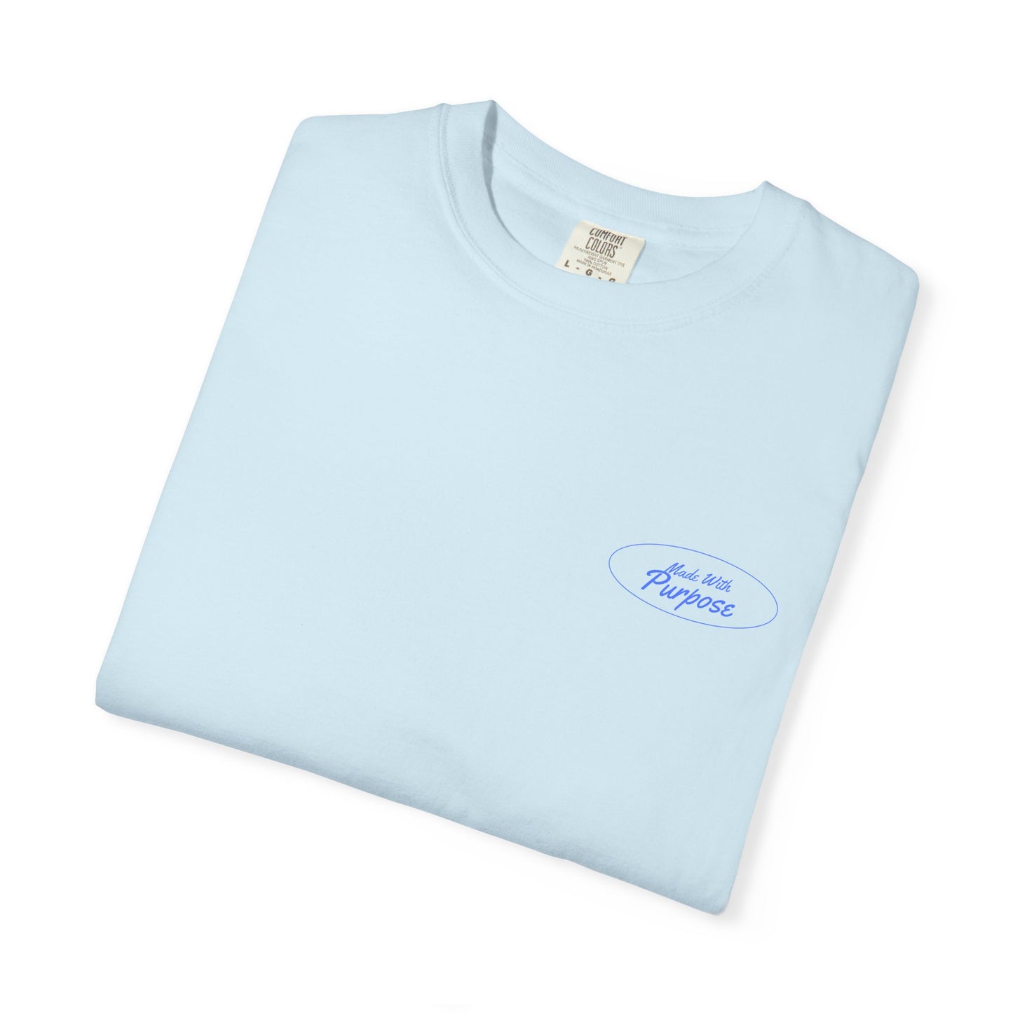 Made With Purpose Men's T-Shirt | John 14:27 | Christian Beach Graphic Tee – Faith & Flow