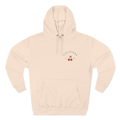 Womens Christian Hoodie Cherry Fruit of the Spirit (Galatians 5:22–23 Faith Hoodie)