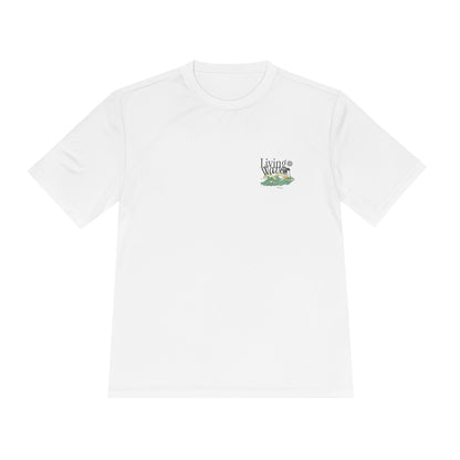 Living Waves Christian T-Shirt Men | John 7:38 | Saltwater Soul – Faith & Flow