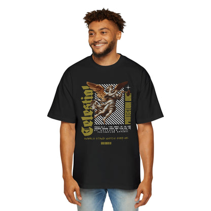 Guardian Protection Unit Christian T-Shirt | Psalm 34:7 Angel Protection Tee | Oversized Heavy Weight Faith Shirt | Street Wear Shirt | Faith & Flow