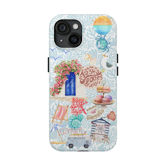 Coastal Girl “Jesus Loves Me” Phone Case | Christian Case for iPhone & Samsung