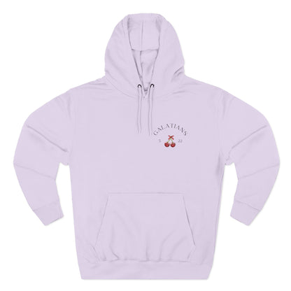 Womens Christian Hoodie Cherry Fruit of the Spirit (Galatians 5:22–23 Faith Hoodie)