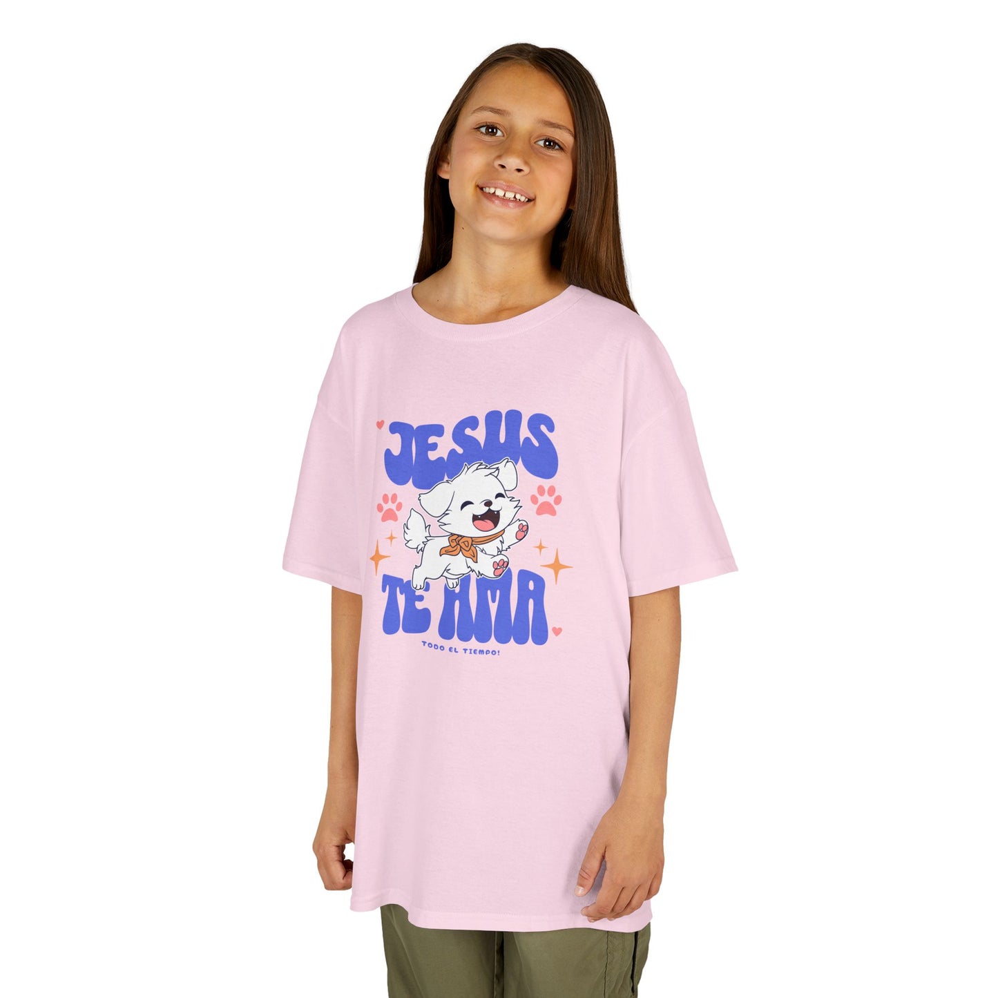 Jesus Te Ama Kids' Christian T-Shirt for Girls | Cute Kids T-Shirt | Boys Girls Apparel | Faith-Based Gift | Religious Children Clothing