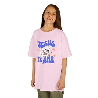 Jesus Te Ama Kids' Christian T-Shirt for Girls | Cute Kids T-Shirt | Boys Girls Apparel | Faith-Based Gift | Religious Children Clothing