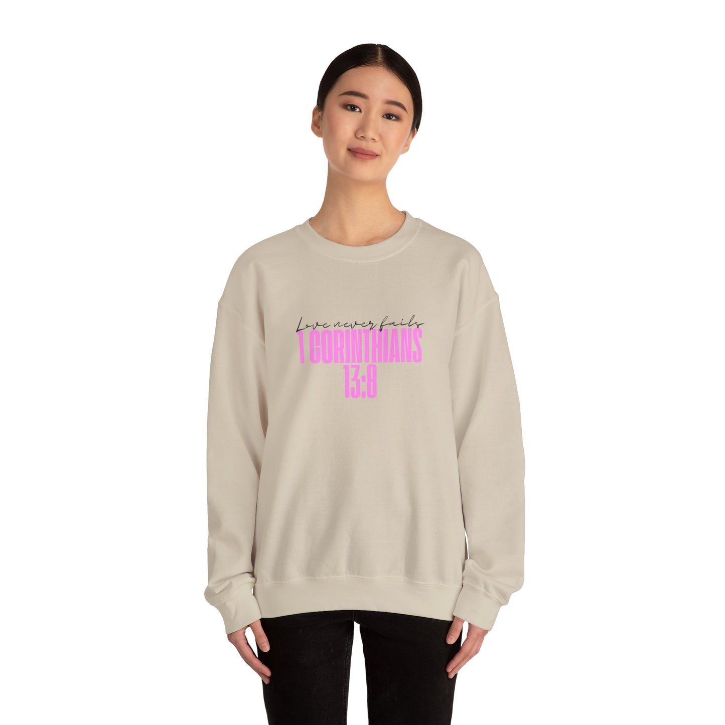 Love Never Fails™ Crewneck Sweatshirt