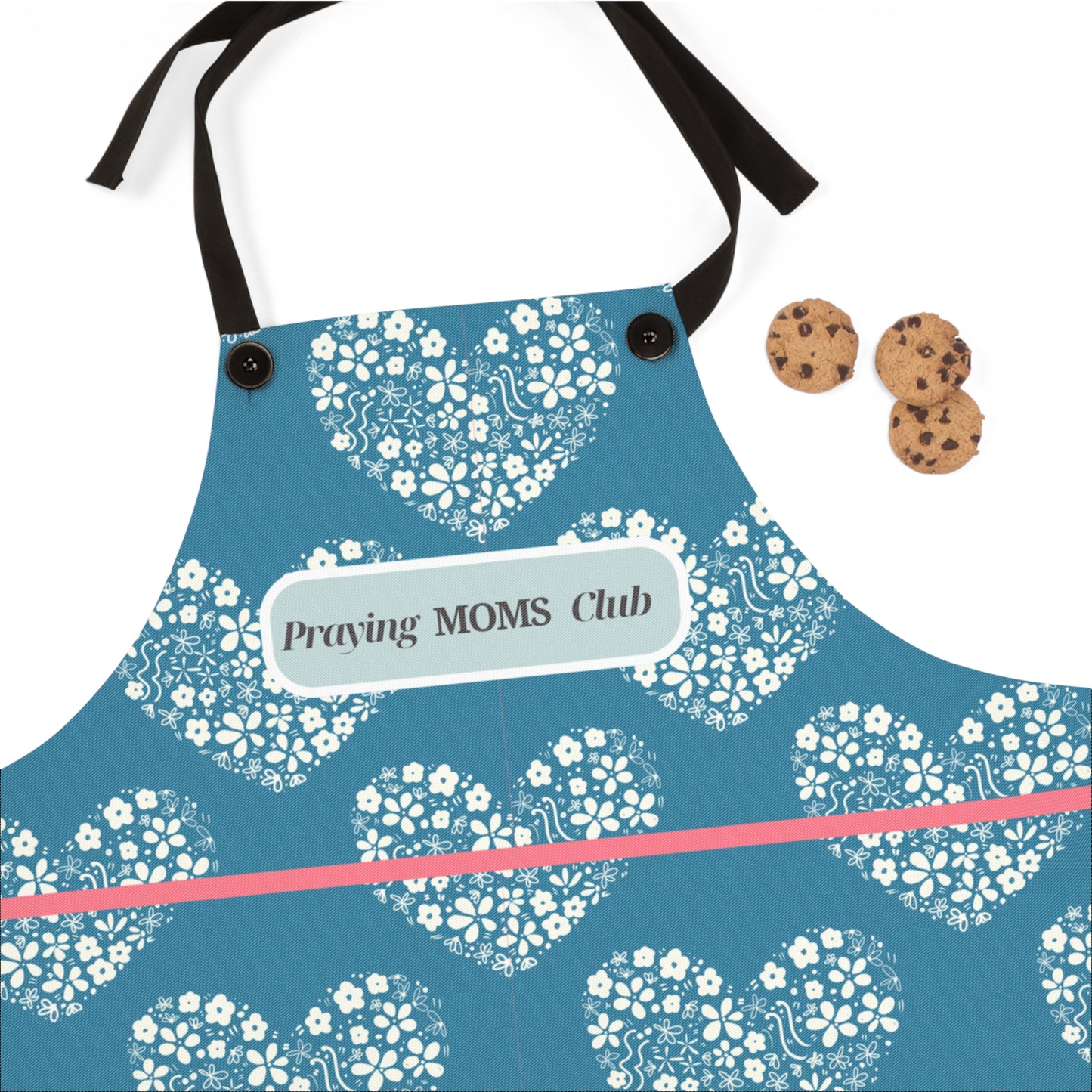 Heart Patterned Apron - Perfect for Praying MOMS Club Members