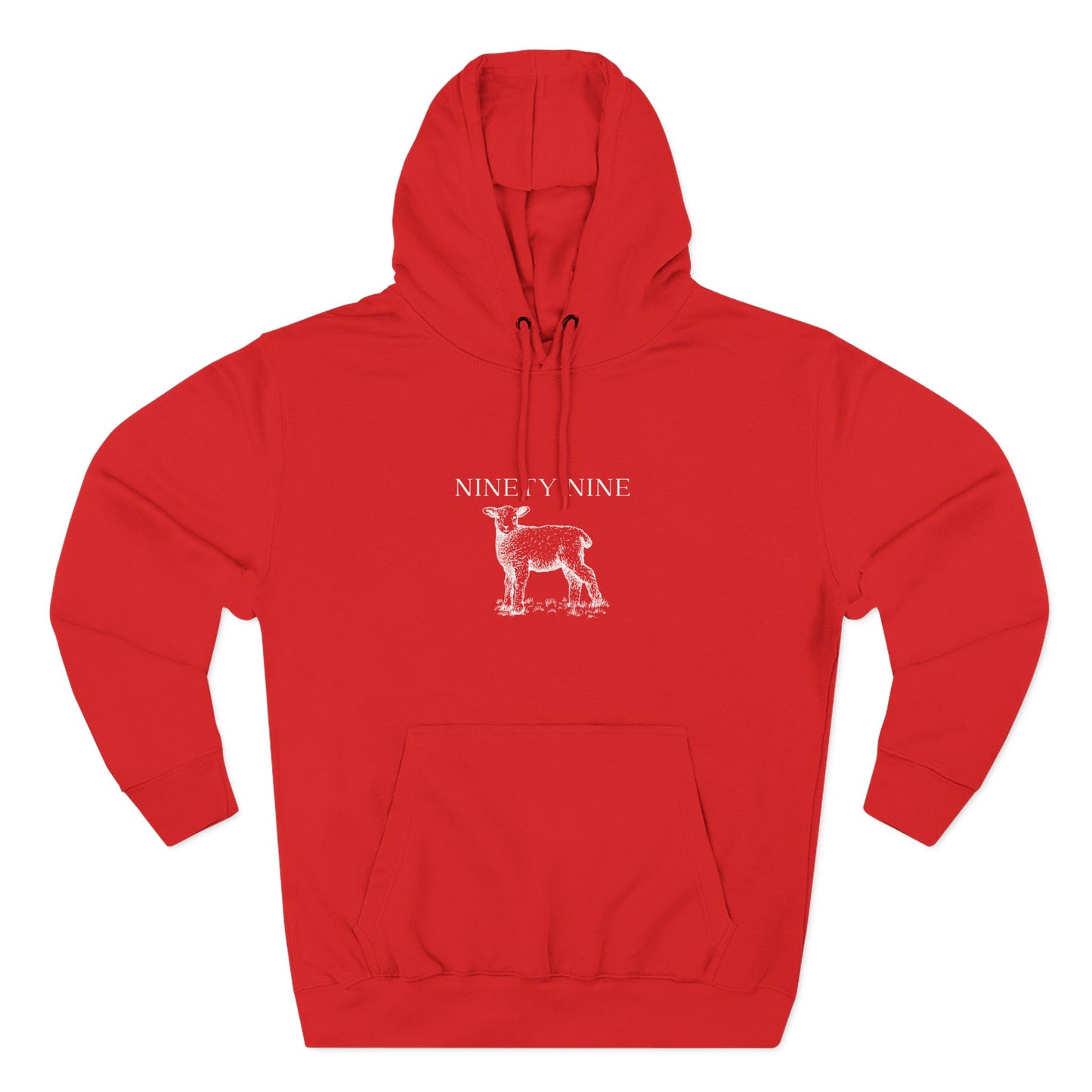 Womens Christian Hoodie He Left the 99 (Matthew 18:10-14)