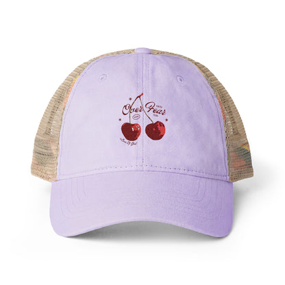 Faith Over Fear Hat – Mark 5:36 Christian Baseball Cap for Women
