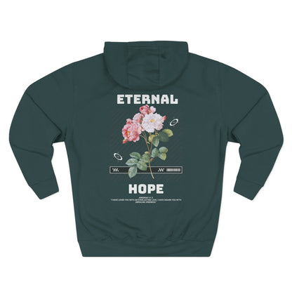 Eternal Hope Christian Hoodie - Jeremiah 31:3 Faith Apparel for Women - Inspirational Sweatshirt Gift