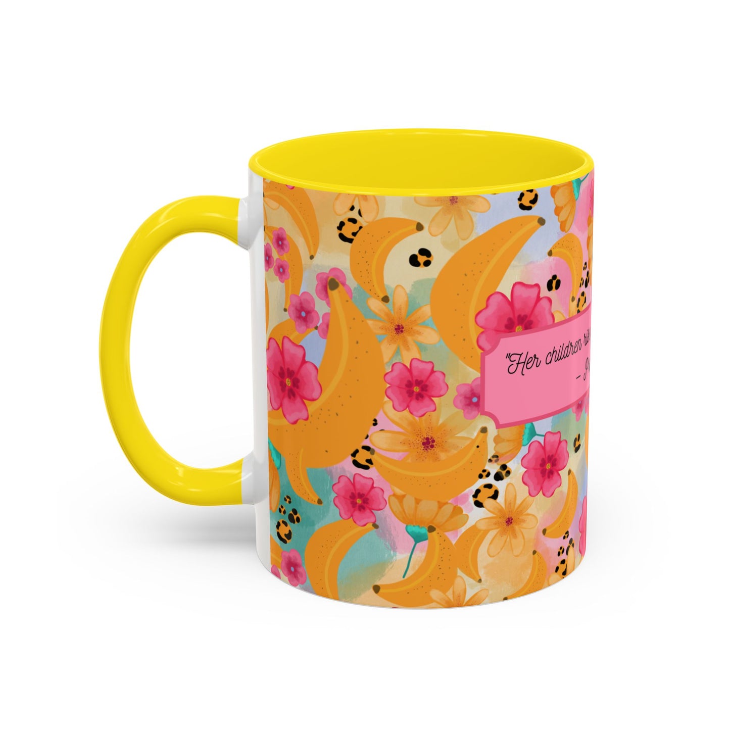 Banana Chiquita Coffee Mug – Proverbs 31:28