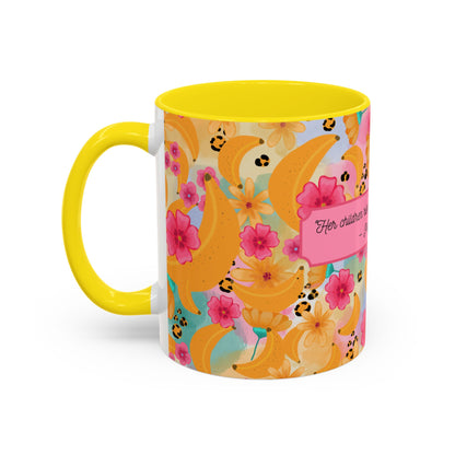 Banana Chiquita Coffee Mug – Proverbs 31:28