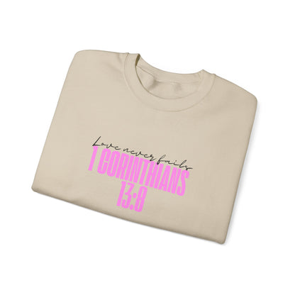 Love Never Fails™ Crewneck Sweatshirt