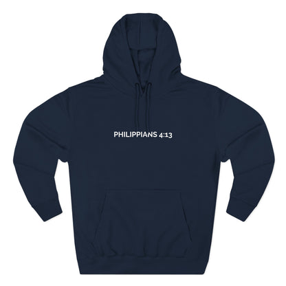 I Can Do All Things Through Christ Hoodie - Philippians 4:13 Christian Hoodie - Streetwear Faith Sweatshirt