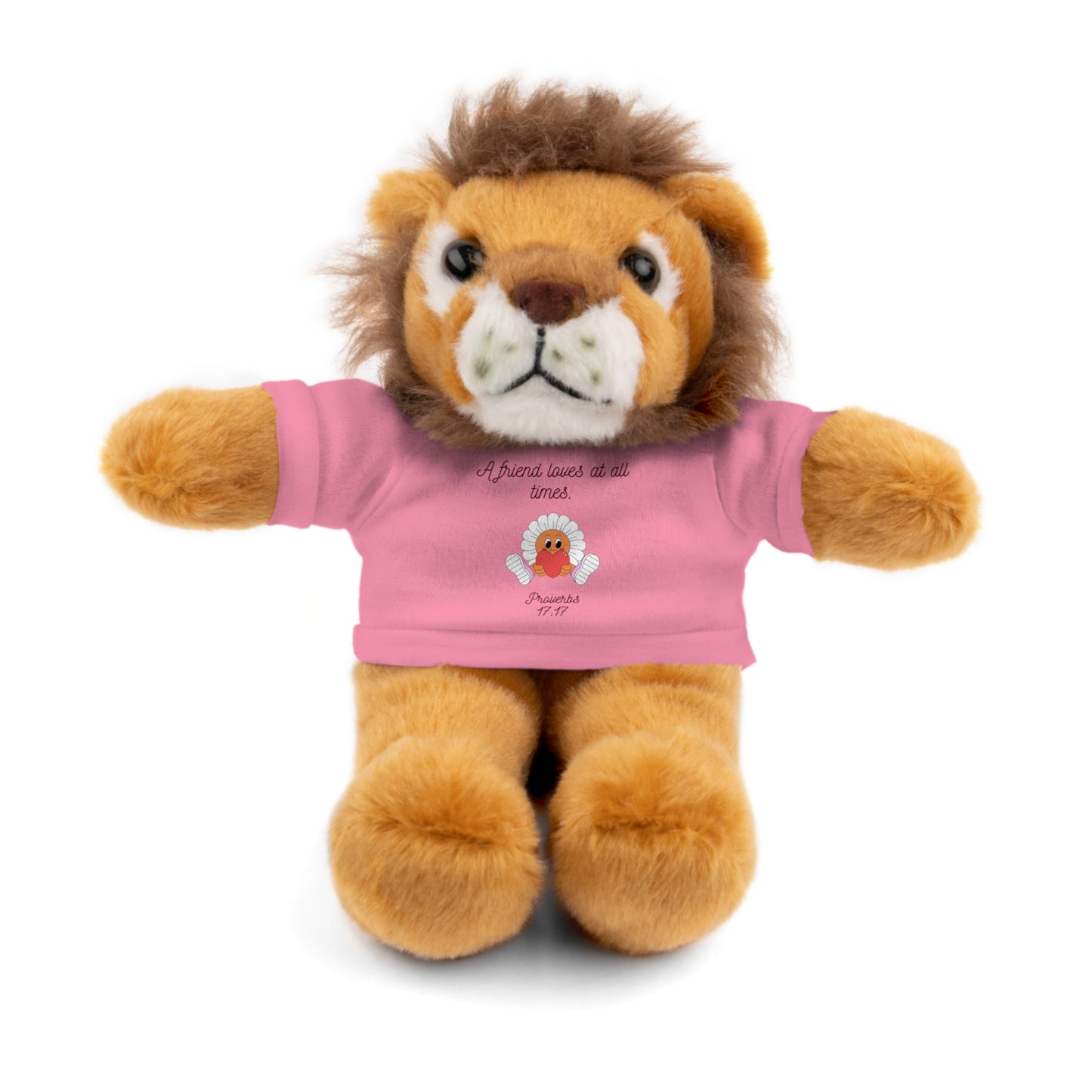 Christian Plushie – Proverbs 17:17 Friendship & Faith Gift Christian Stuffed Animal  Love Gift