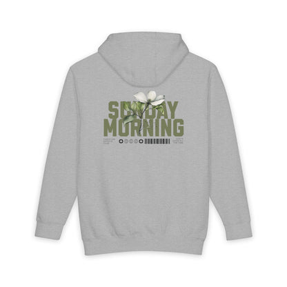 Womens Premium Christian Hoodie Sunday Morning (John 15:9 Faith Hoodie)