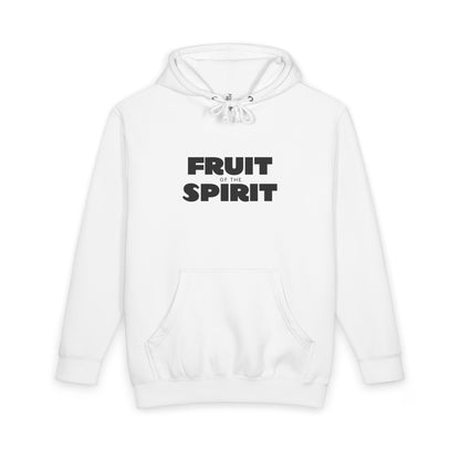 Womens Premium Christian Hoodie Fruit of the Spirit (Galatians 5:22–23 Strawberry Design)