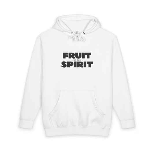 Womens Premium Christian Hoodie Fruit of the Spirit (Galatians 5:22–23 Strawberry Design)