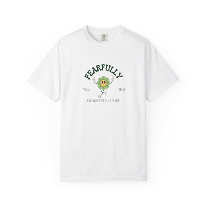 "Fearfully & Wonderfully Made" Faith T-Shirt - Psalm 139:14 Inspirational Tee for Christian Women