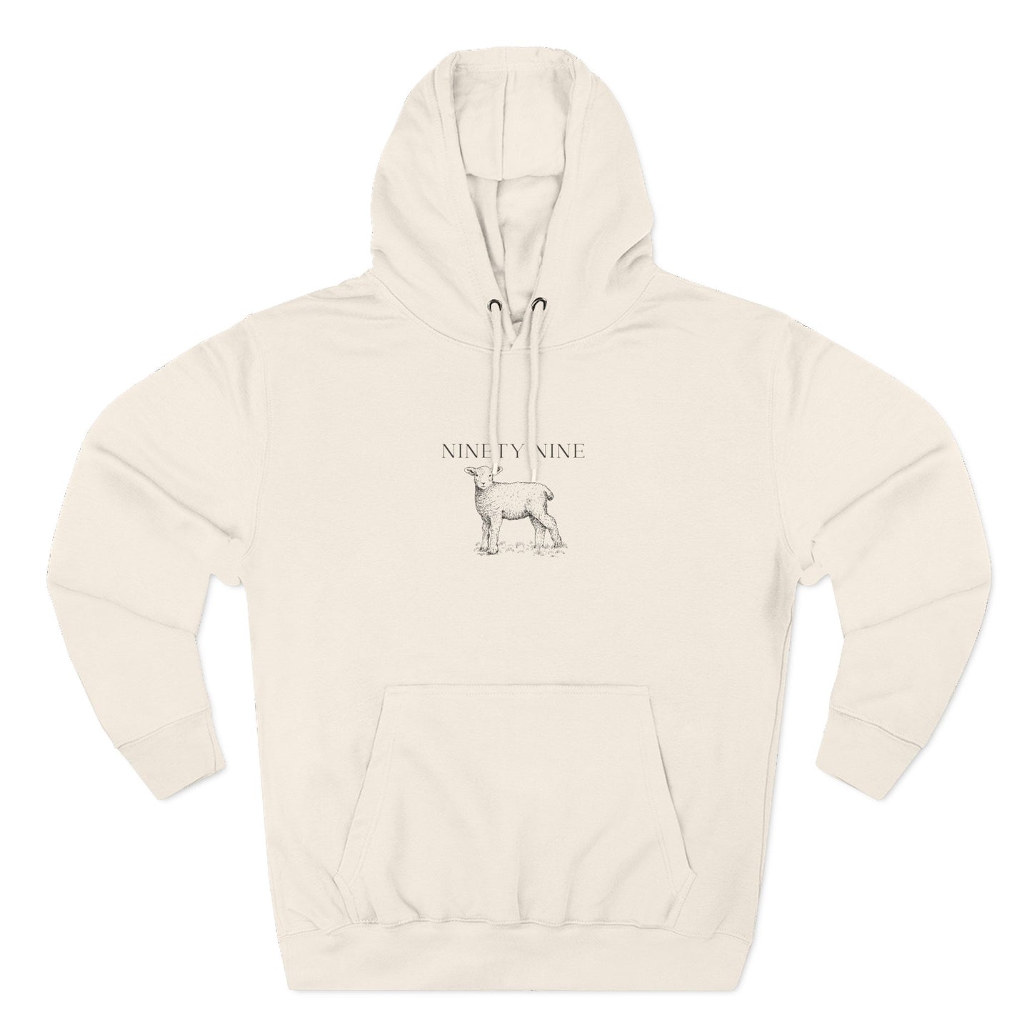 Womens Christian Hoodie He Left the 99 (Matthew 18:10-14)