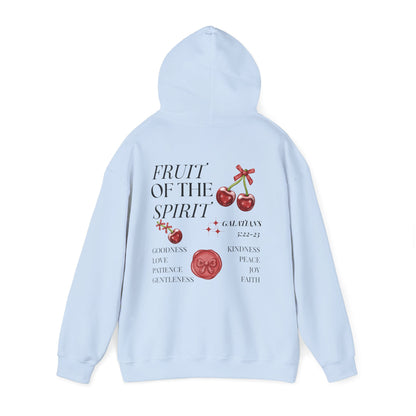 Fruit of the Spirit Hoodie – Christian Hoodie | Galatians 5:22 Bible Verse, Faith Apparel, Inspirational Gift, Cozy Fashion, Spiritual Hoodie