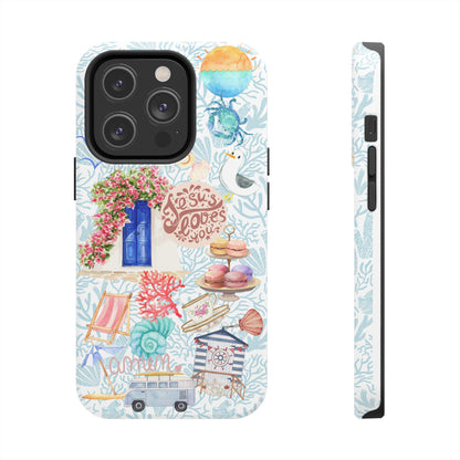 Coastal Girl “Jesus Loves Me” Phone Case | Christian Case for iPhone & Samsung