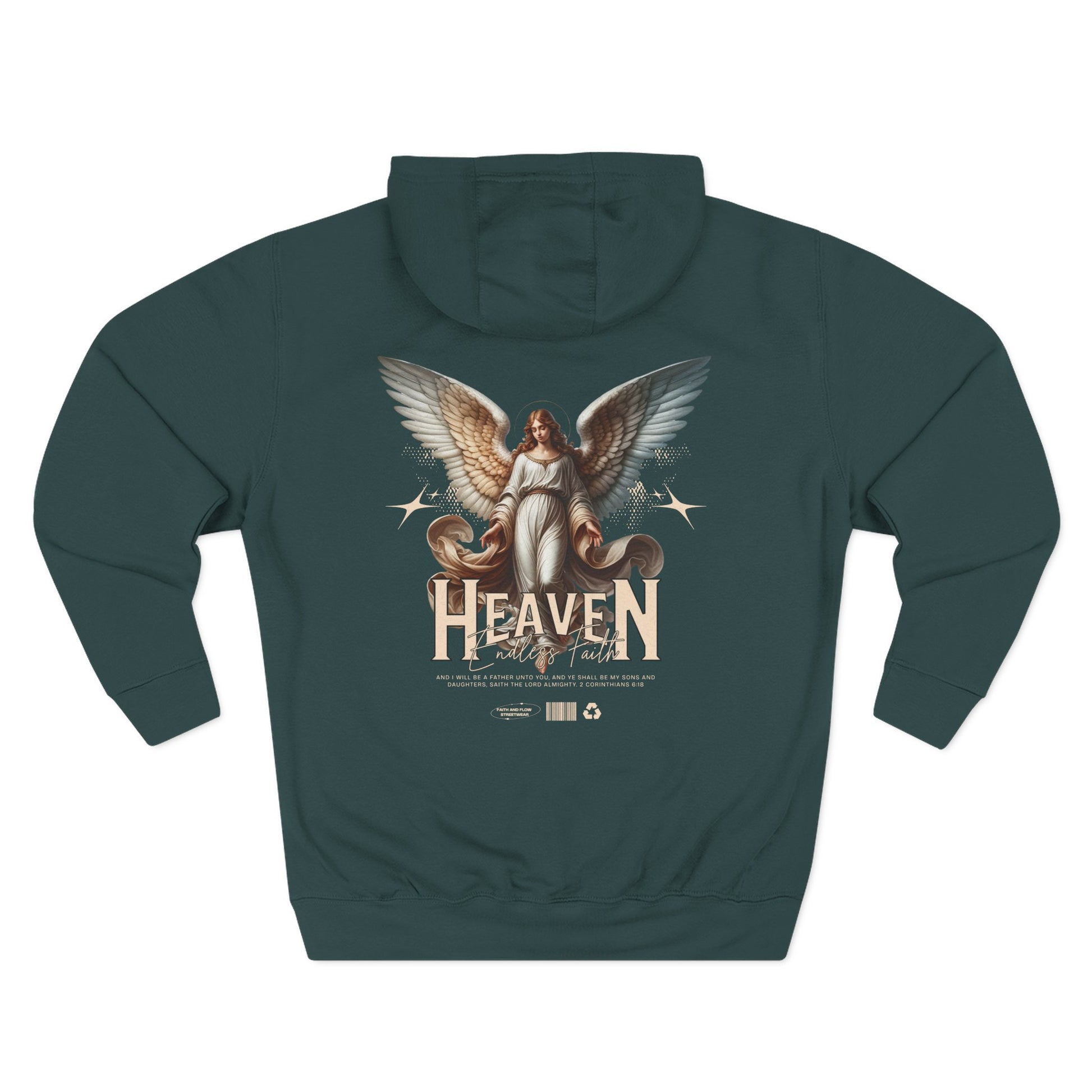 christian hoodie heaven endless faith mens faith based apparel