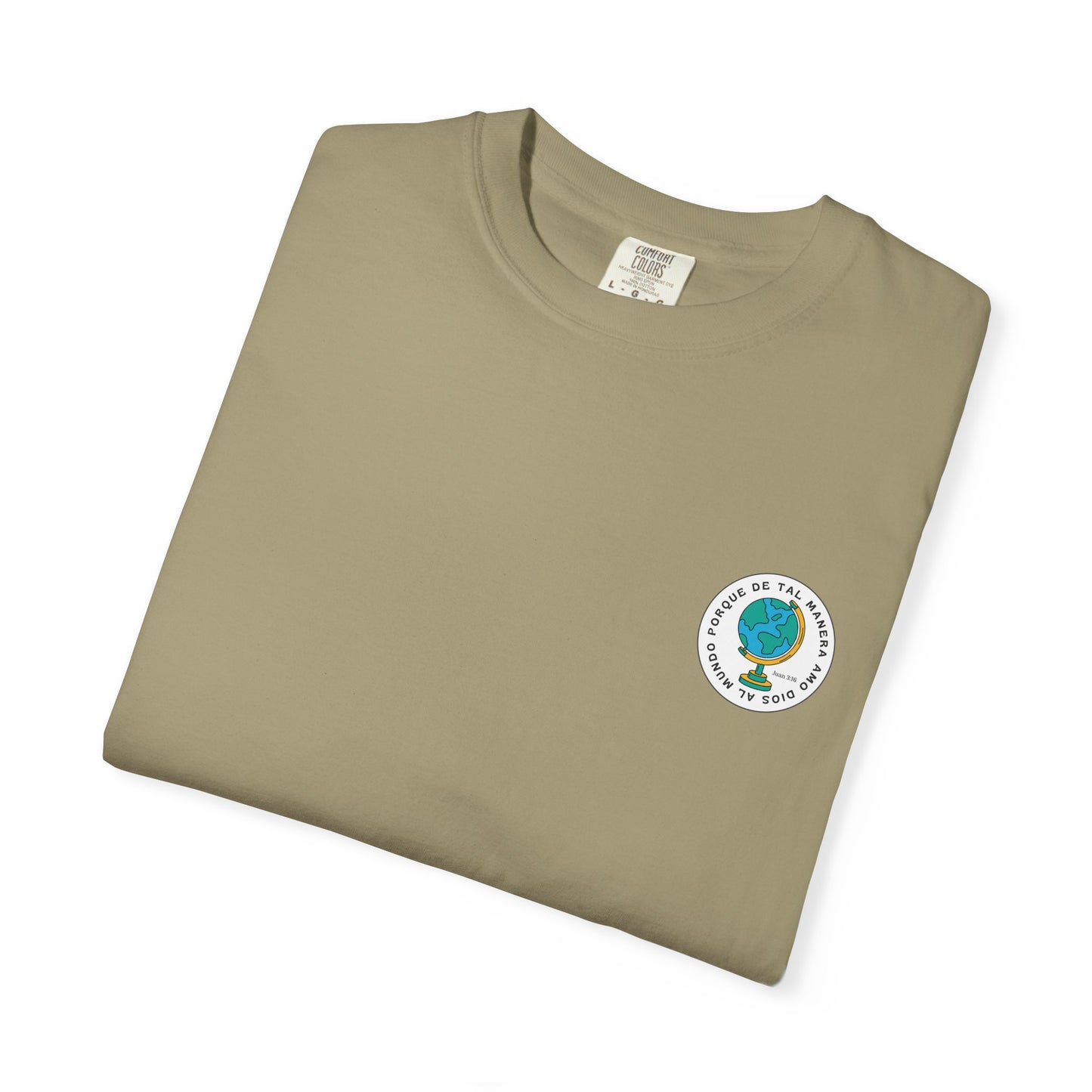 Christian Faith T-Shirt – “Porque de tal manera amó Dios al mundo” – Inspirational Scripture Tee