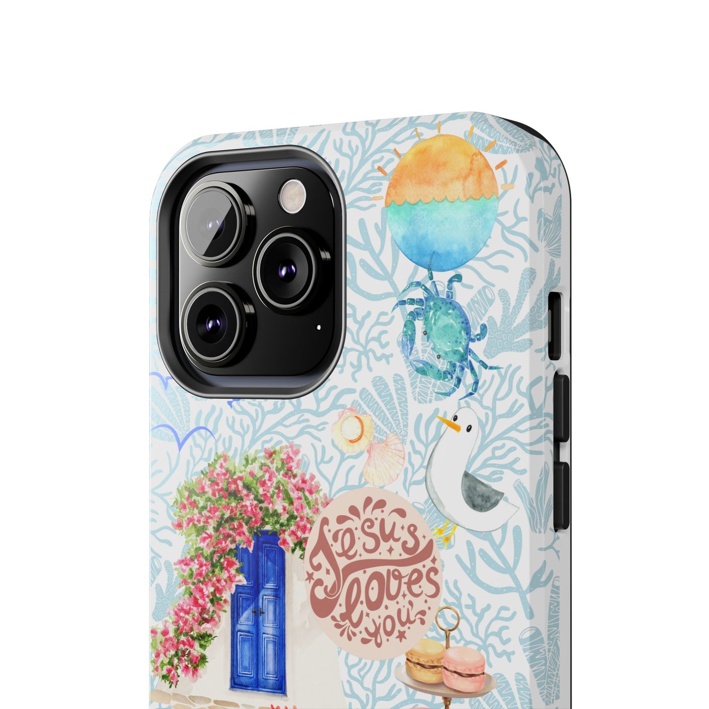 Coastal Girl “Jesus Loves Me” Phone Case | Christian Case for iPhone & Samsung