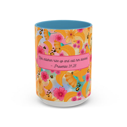 Banana Chiquita Coffee Mug – Proverbs 31:28