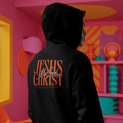 Jesus Christ Is My Lord Hoodie for Men | John 3:16 Christian Streetwear | Bold Faith Apparel | Unisex Premium Hoodie