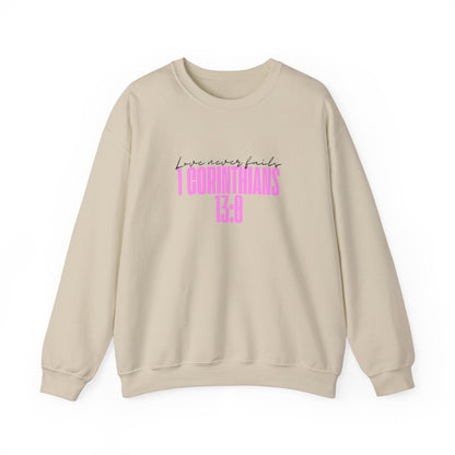 Love Never Fails™ Crewneck Sweatshirt