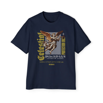 Guardian Protection Unit Christian T-Shirt | Psalm 34:7 Angel Protection Tee | Oversized Heavy Weight Faith Shirt | Street Wear Shirt | Faith & Flow