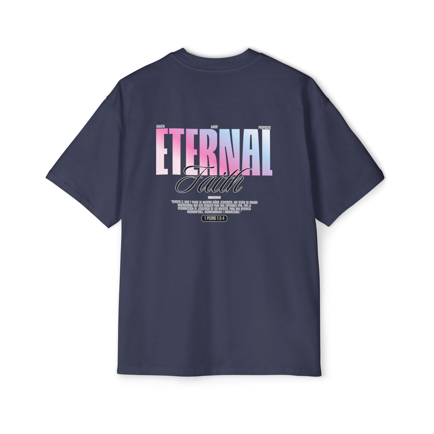 Christian Shirt – Eternal Faith (1 Pedro 1:3–4) | Faith Tee for Men | Faith & Flow