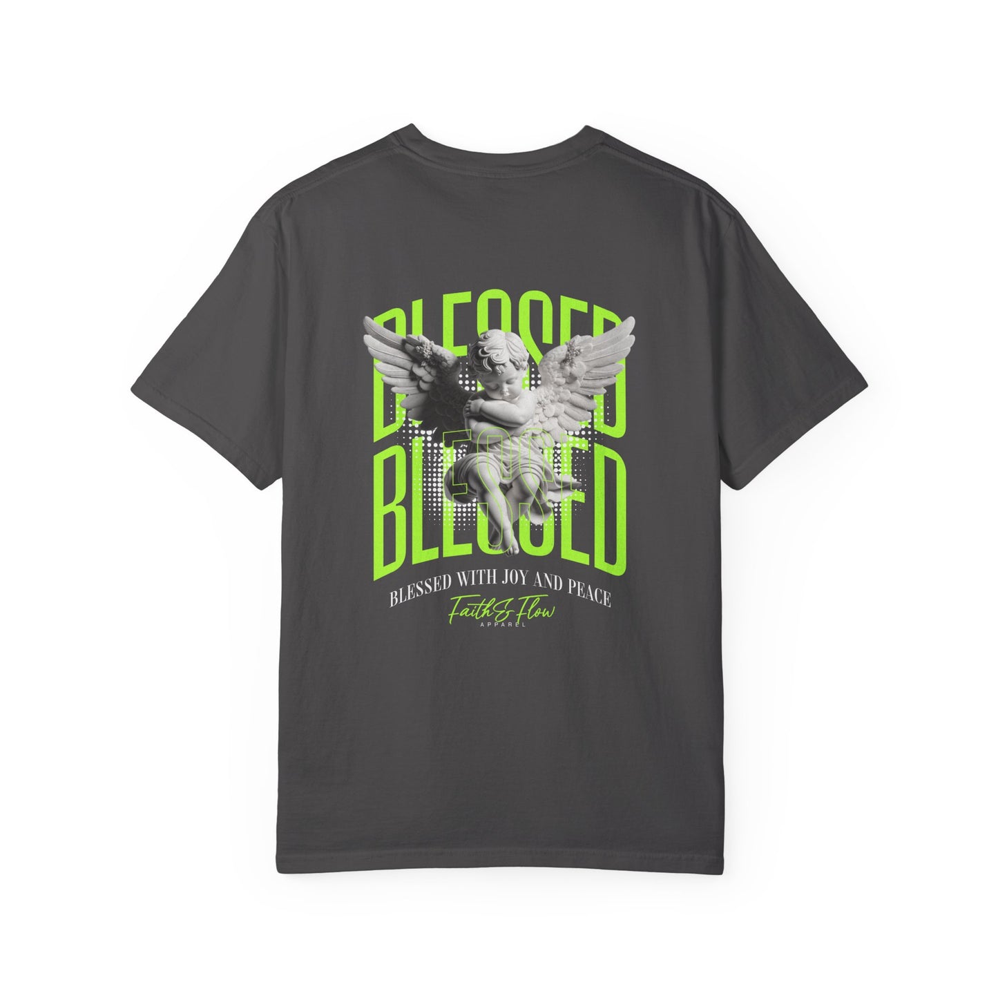 Christian Blessed T-Shirt - Angel Graphic Tee - Unisex Faith Apparel