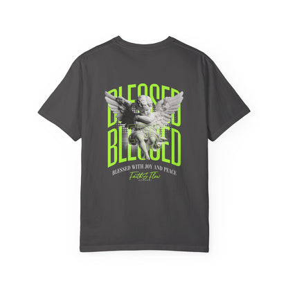 Christian Blessed T-Shirt - Angel Graphic Tee - Unisex Faith Apparel