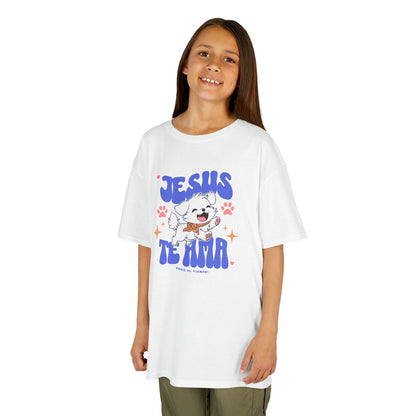 Jesus Te Ama Kids' Christian T-Shirt for Girls | Cute Kids T-Shirt | Boys Girls Apparel | Faith-Based Gift | Religious Children Clothing