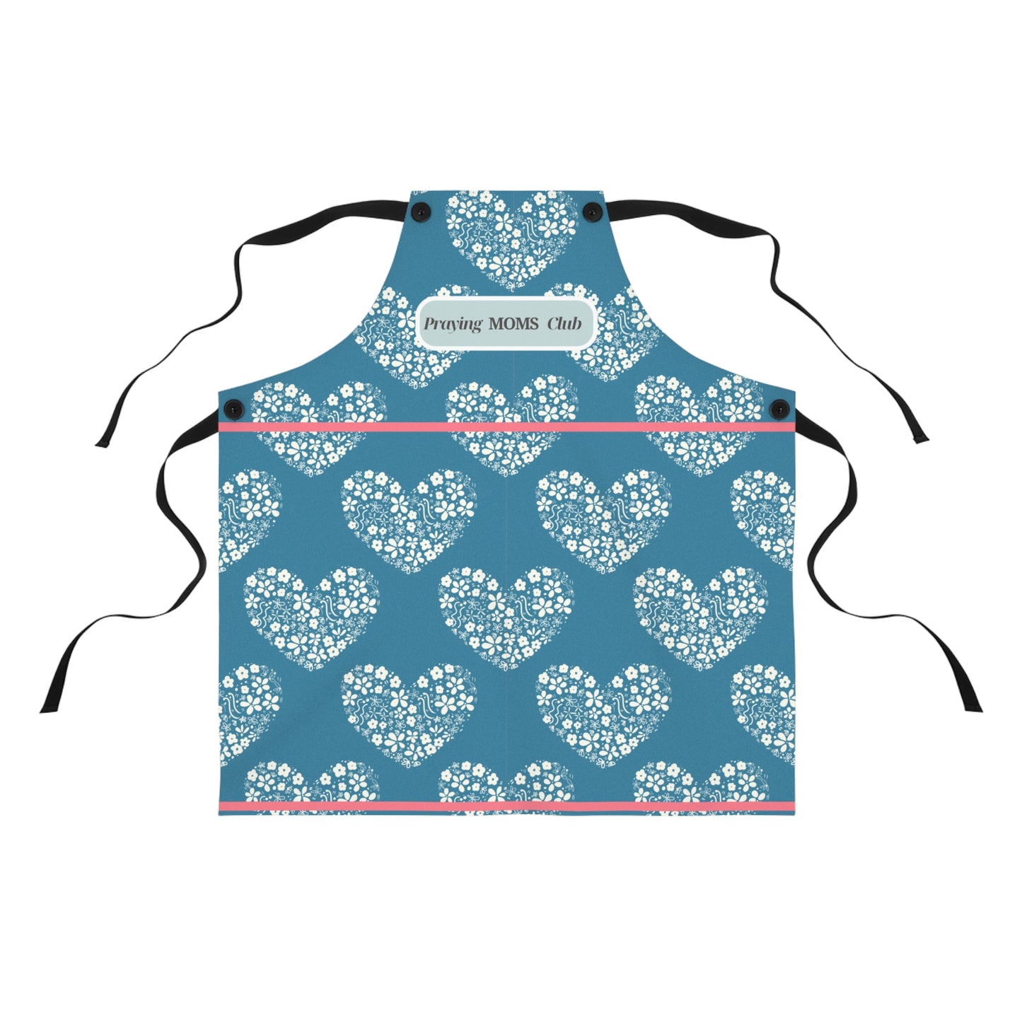 Heart Patterned Apron - Perfect for Praying MOMS Club Members