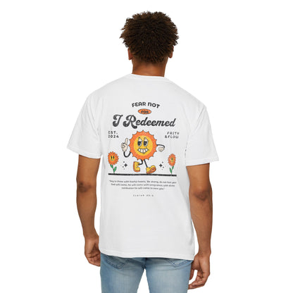 Redeemed Graphic T-shirt for Self-Expression, Spiritual Apparel, Casual Wear, Gift for Friends, Inspirational Daily Wear
