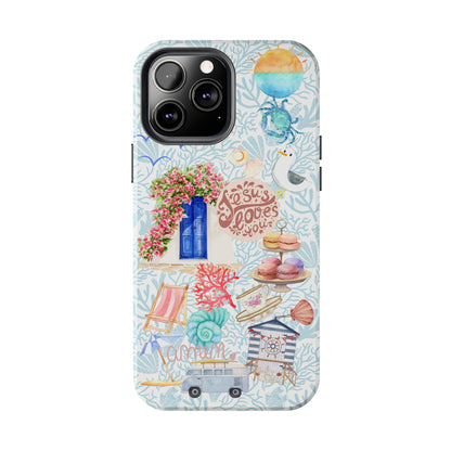 Coastal Girl “Jesus Loves Me” Phone Case | Christian Case for iPhone & Samsung