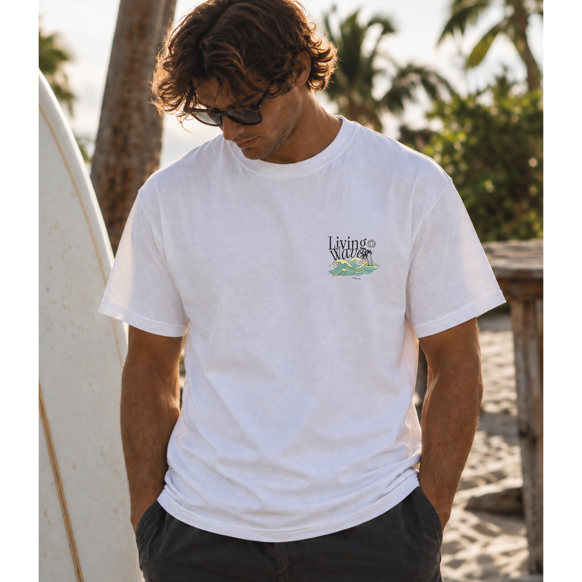 Living Waves T-Shirt for Men – John 7:38 | Saltwater Soul