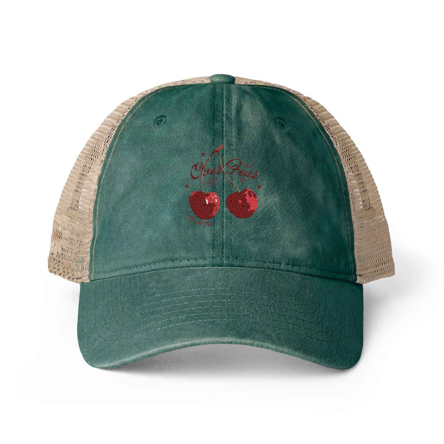 Faith Over Fear Hat – Mark 5:36 Christian Baseball Cap for Women