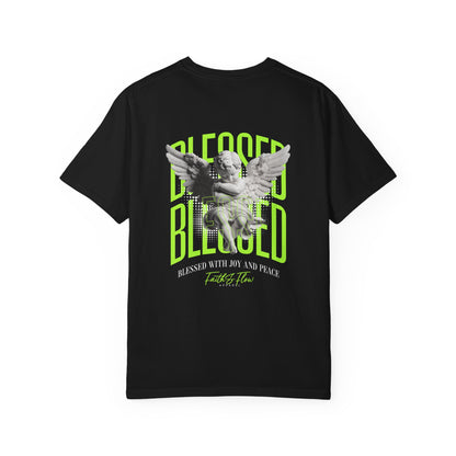 Christian Blessed T-Shirt - Angel Graphic Tee - Unisex Faith Apparel